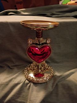 Bath and body works Disney Villains Evil Queen heart candle holder