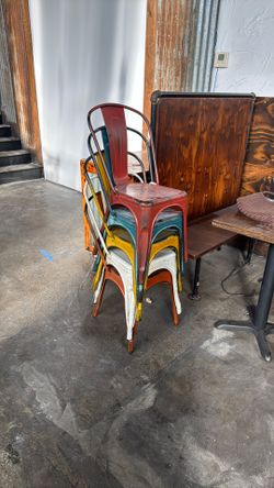 42 Mixed Colored Chairs