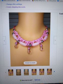 Fashion Women's Hand Made Pink Necklace Beads Jewelry 