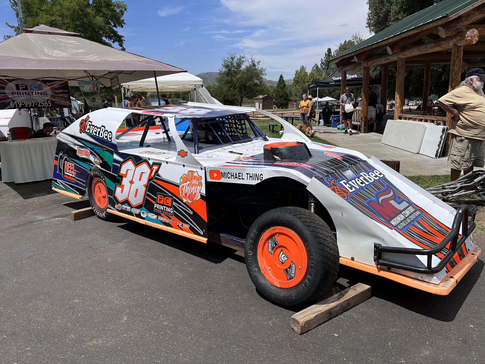 Dirt Track IMCA Modified Race Car 2020 Victory Circle