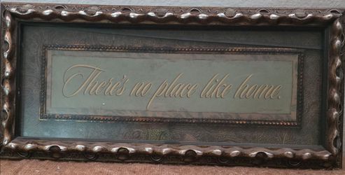 There's No Place Like Home Framed Wall Art