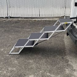4 Step Portable Dog Step Stair Adjustable Height