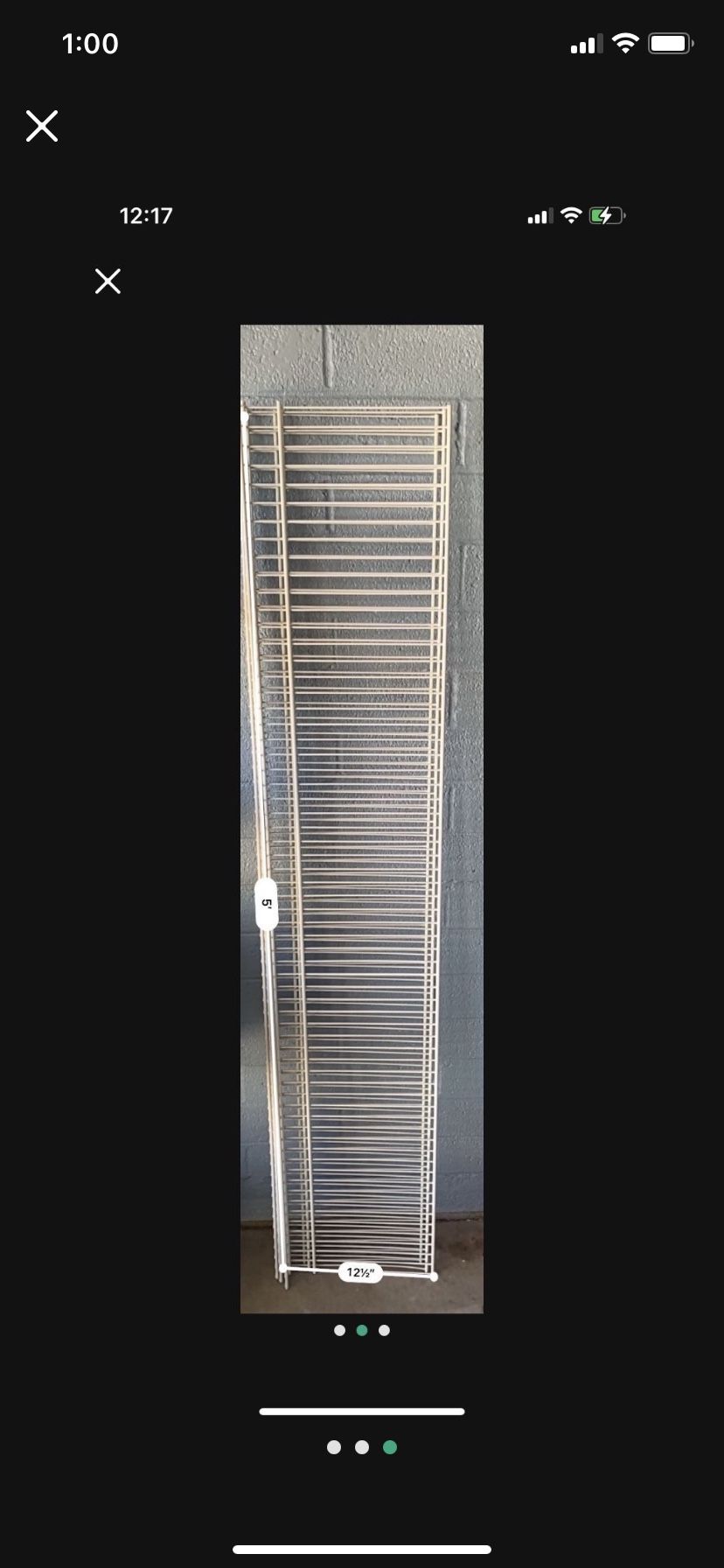 Metal Shelving For Storage 3 Of Them