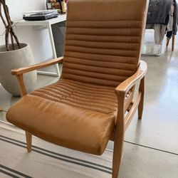 Authentic Leather Armchair (Erik Chair by Precedent)