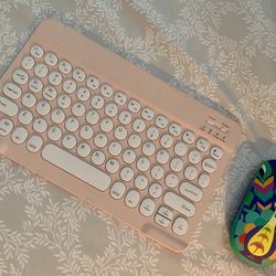 Bluetooth Keyboard And Wireless Mouse Combo