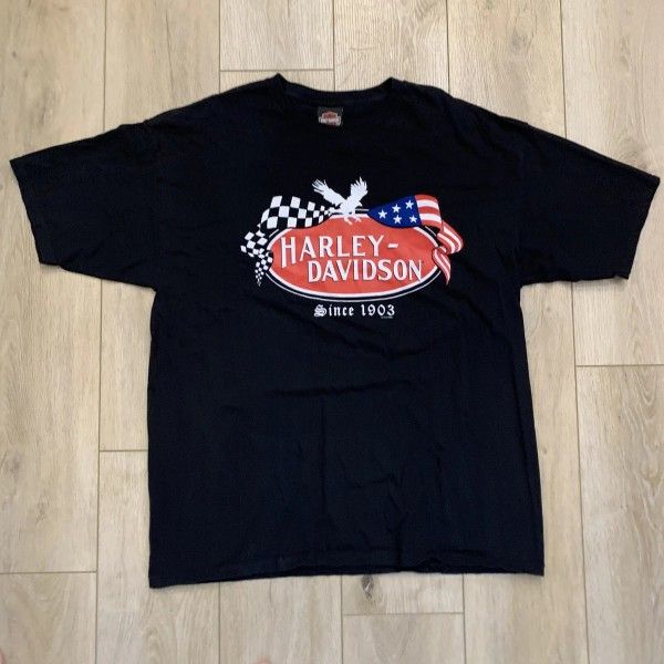 Harley-Davidson T Tee Shirt Top Short Sleeve Cotton Men's Size XL Extra Large 