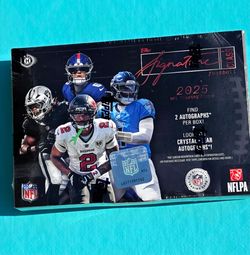 2025 Topps Signature Class Football Hobby Box - Factory Sealed