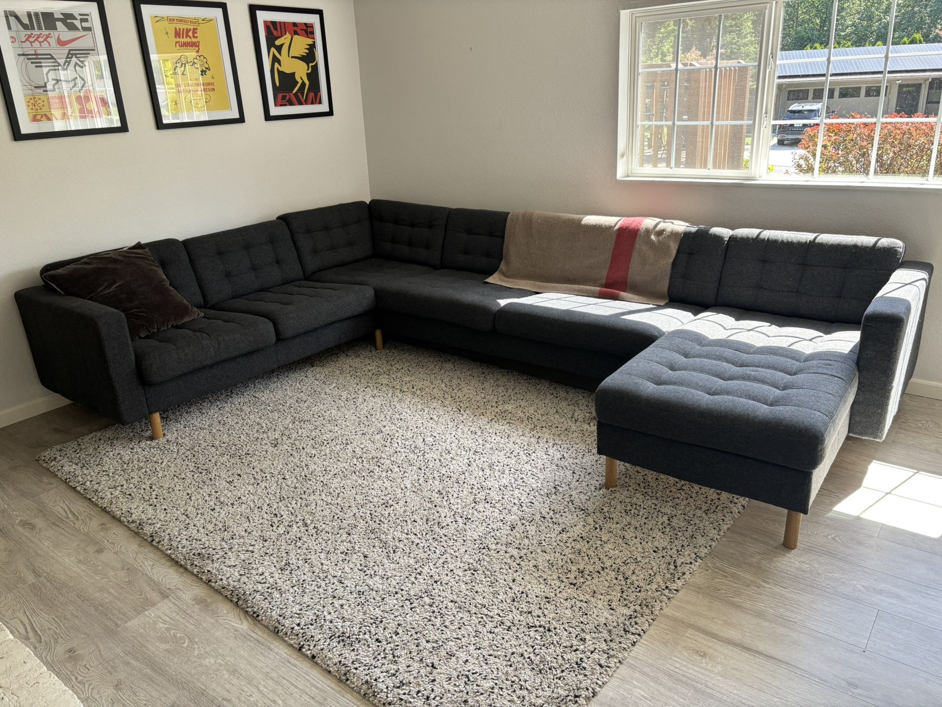 IKEA MORABO SECTIONAL COUCH w/ Chaise
