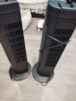 Twin tower fans