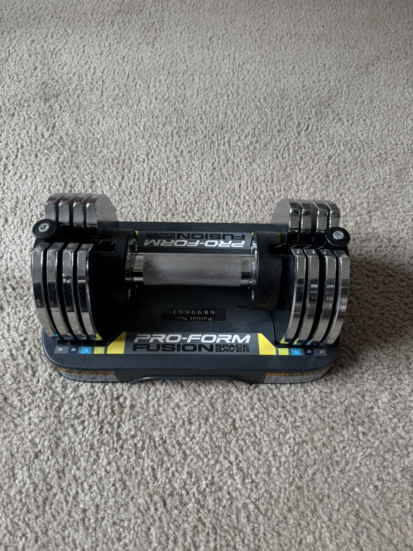 Dumbbells Pro Form Fusion Space Saver