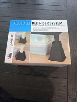 CreativeWare Bed Riser Set Creates 3", 5" & 8" Of Additional (4 Large & 4 Small)