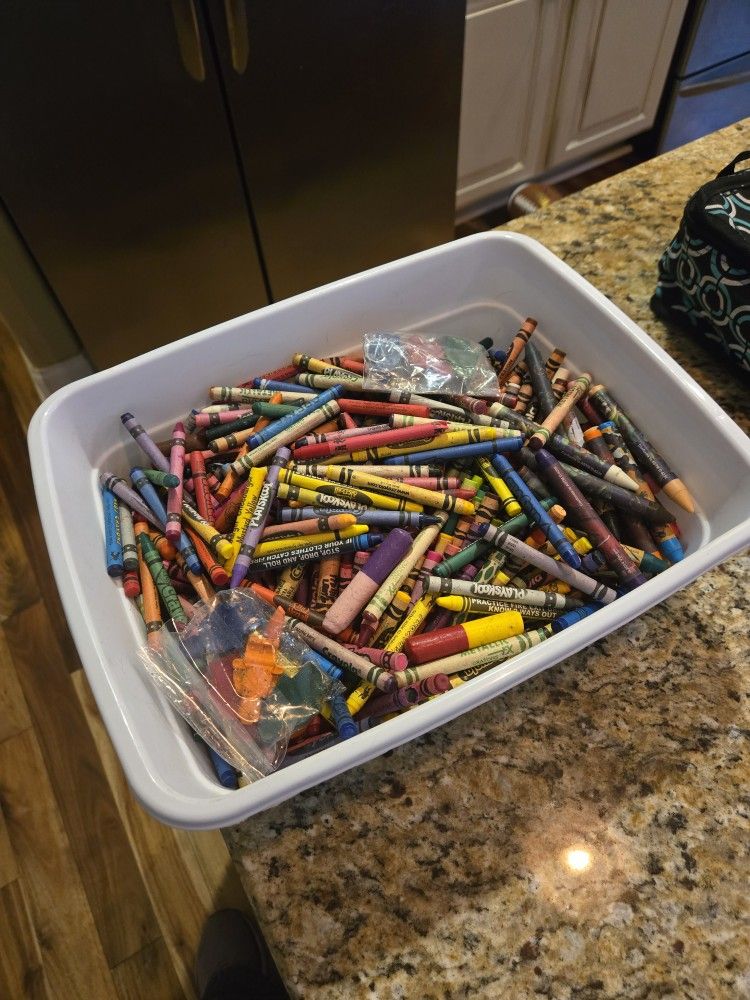 Bin Of Crayons