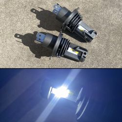 H4 6K Bright White 16000 Lumens LED Lights For $40