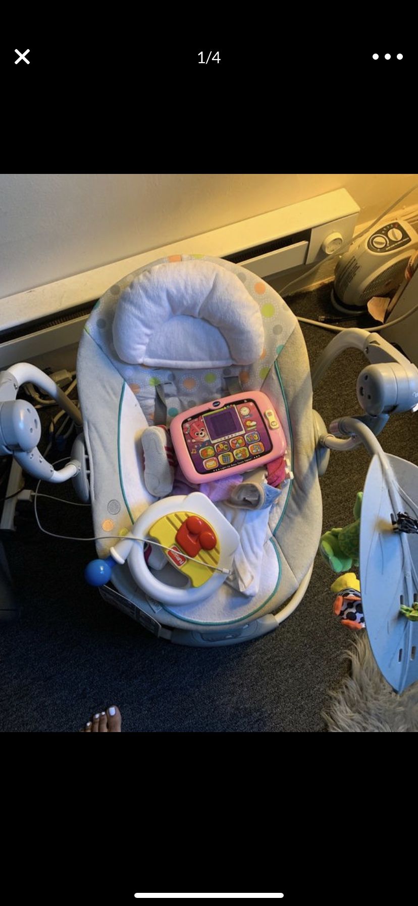 Baby swing never used $25