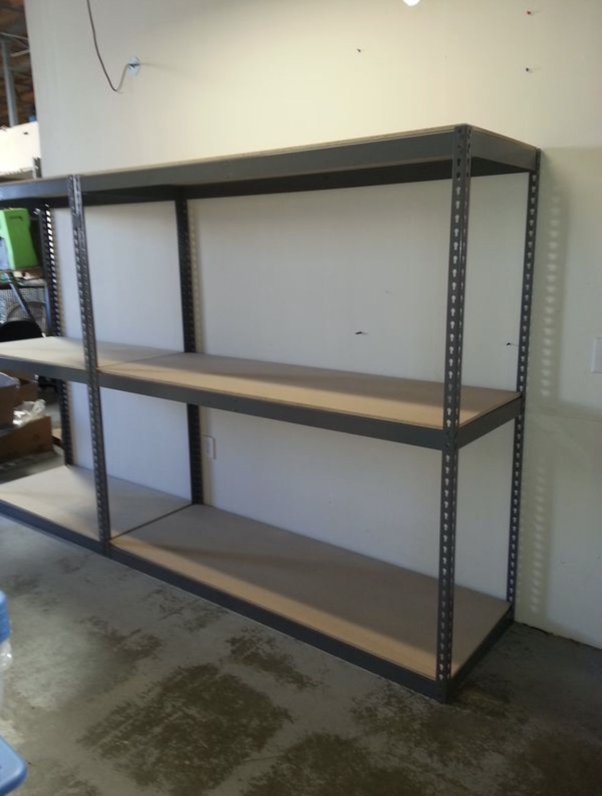 Garage Shelving 72 in W x 24 in D Boltless Shed Storage Shelves Heavy Duty Stronger than Home Depot & Lowes Racks Delivery Available
