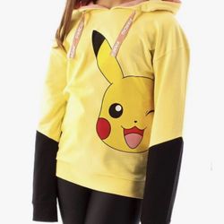 ☀️🦄. POKEMON Pikachu Pull Over Hoody Sweater/NICE 7-8