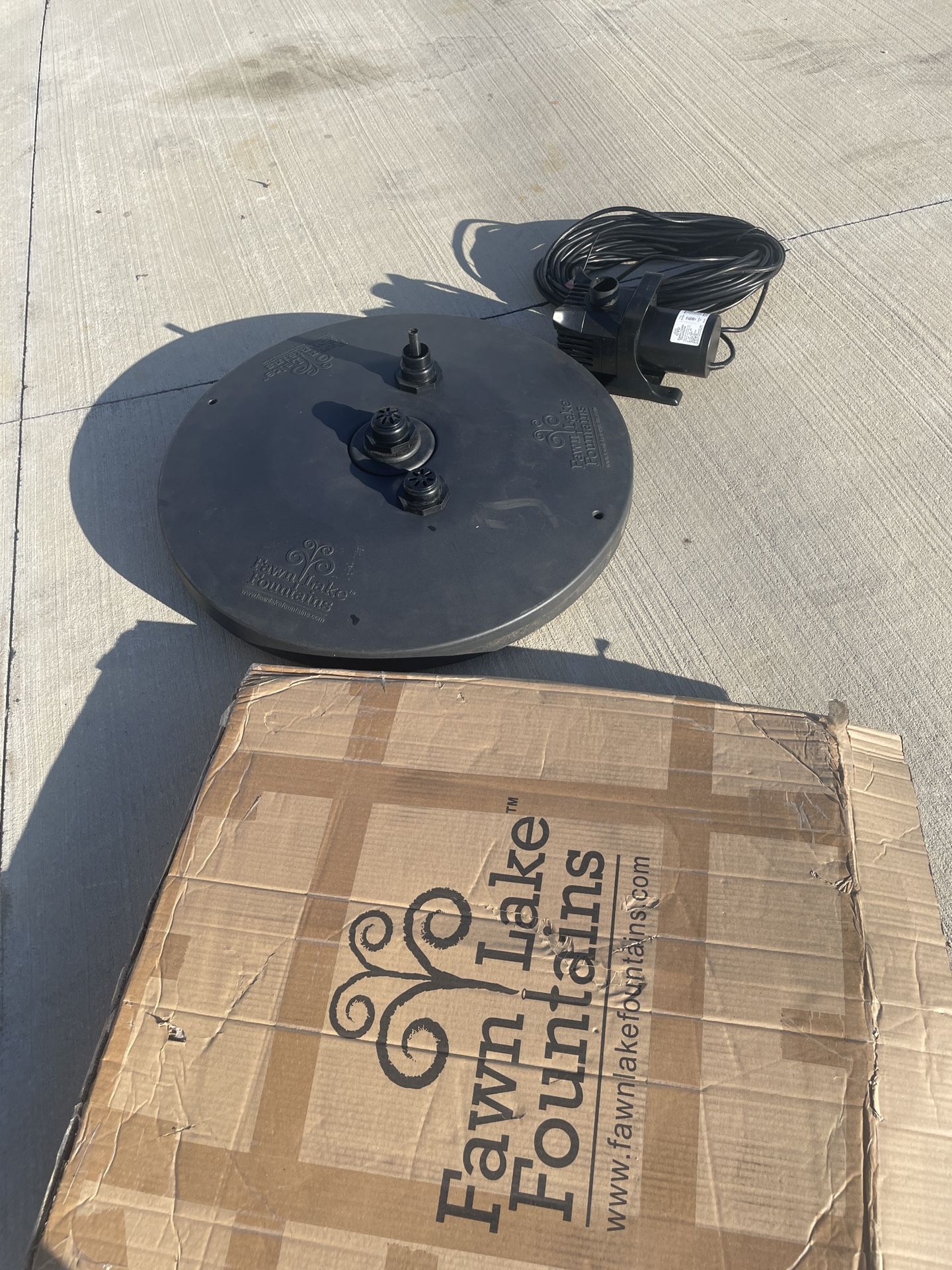 Fawn Lake Fountain SP50 With 50 Ft Wire