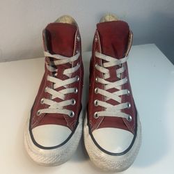 Burgundy Converse