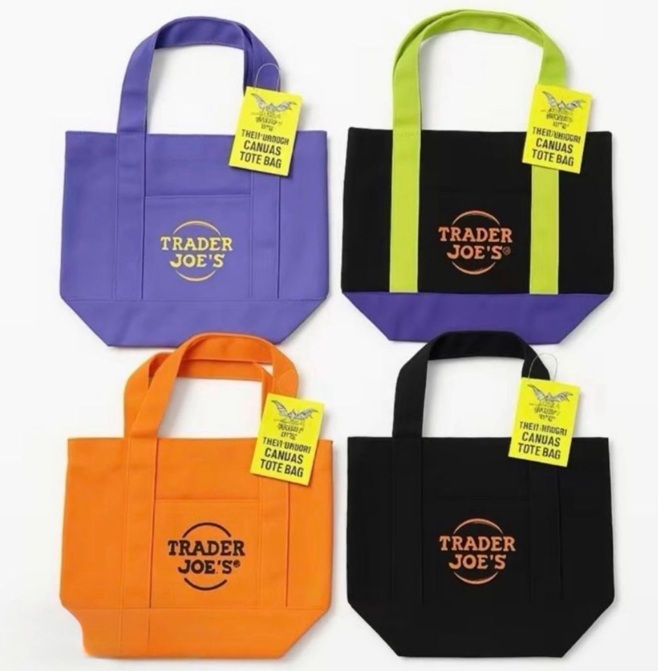 Trader Joe’s Halloween Mini Canvas Tote Bag