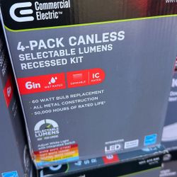 4 pack canless lights $39