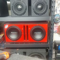 Pioneer 12" Subwoofers In Ported Box