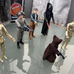 Vintage Star Wars Action Figures Lot 