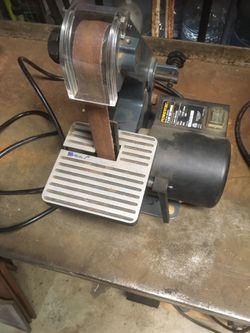 powertec 1 x 30 belt sander and 50 belts