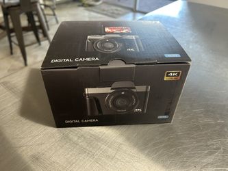 4K Digital Camera for Photography with WiFi,64MP Autofocus Vlogging Camera for YouTube,3'' 180° Flip Screen Compact Travel Camera for Teens with 32GB 