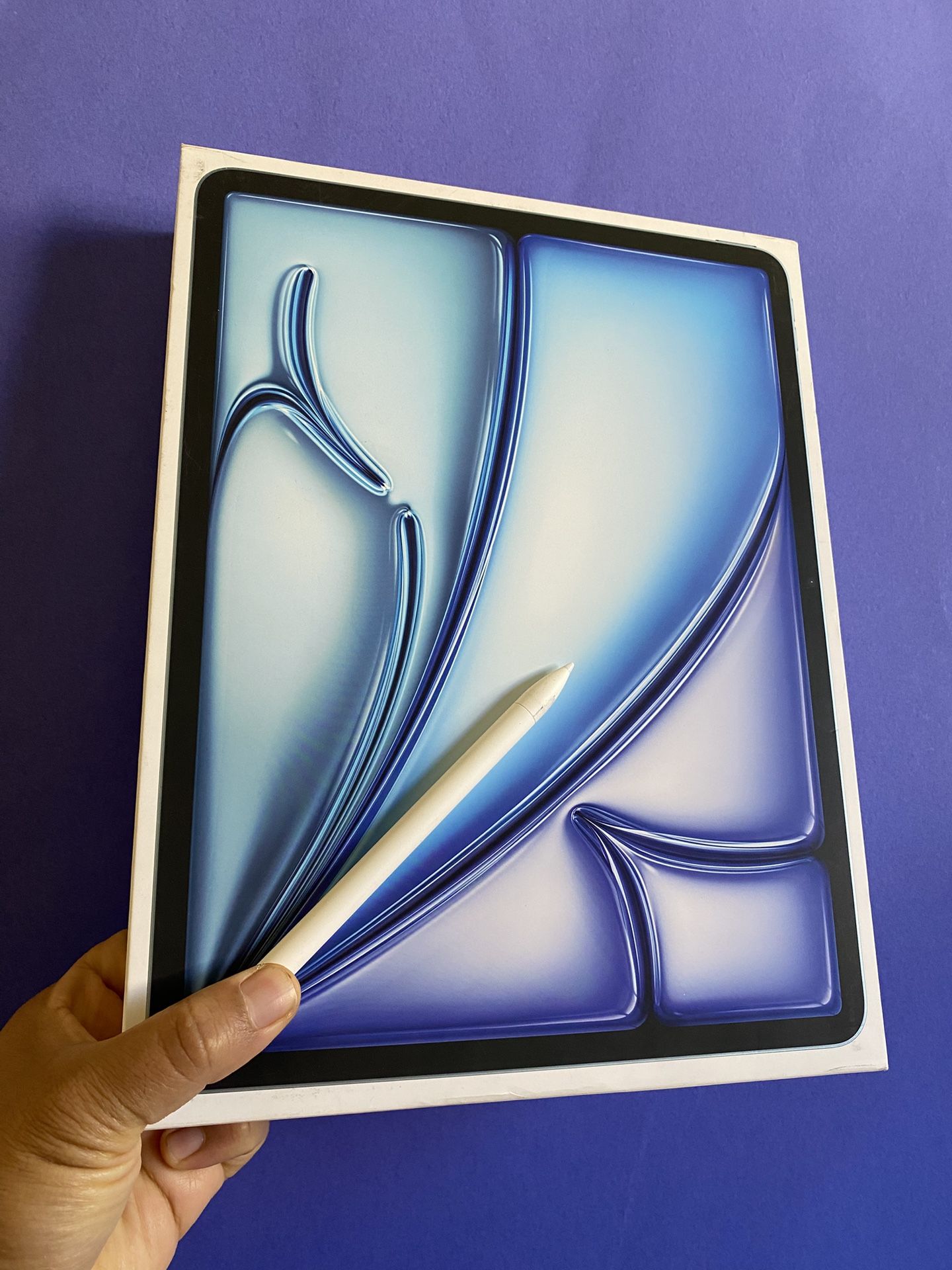 Apple IPad Air 13” (M2 chip / Newest 2024 ) 128GB with Pen, case & Accessories (warranty 07/ 2025) New- open box