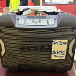 ION Audio Tailgater TD Rugged Bluetooth Speaker