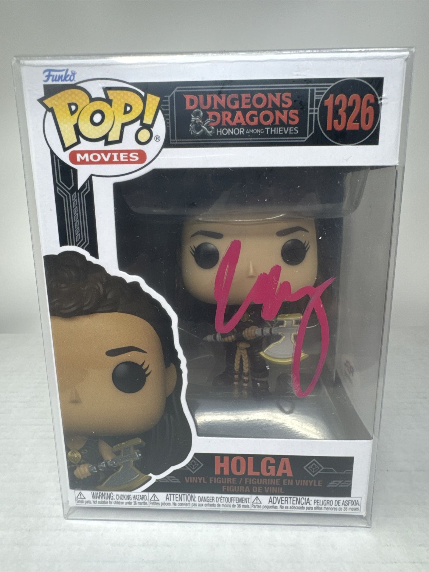 Michelle Rodriguez Signed Holga Funko 1326 Dungeons and Dragons PSA COA  Capture a piece of cinematic history with this authentic Michelle Rodriguez