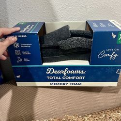 New. Dearfoams Marshall Men's Clog Slippers Size  12tp 14 