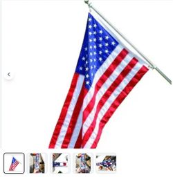 All-American 3’ x 5’ Nylon US Flag Kit