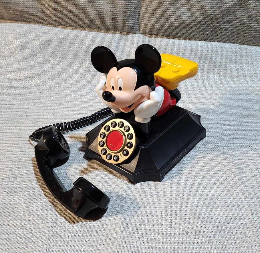Mickey Mouse Touchtone Desk Phone RESERVED FOR JAY