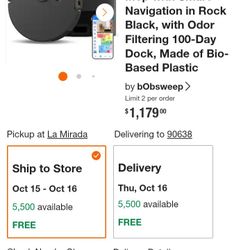 Bobsweep Vaccum And Mop Brand New In The Box 