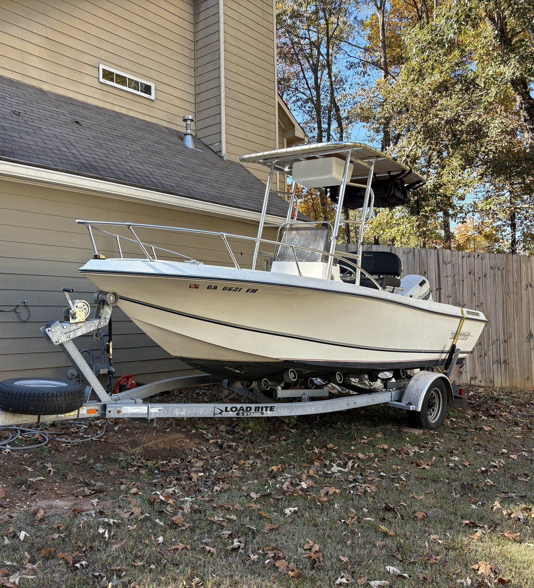 1993 19' Winner Center Console