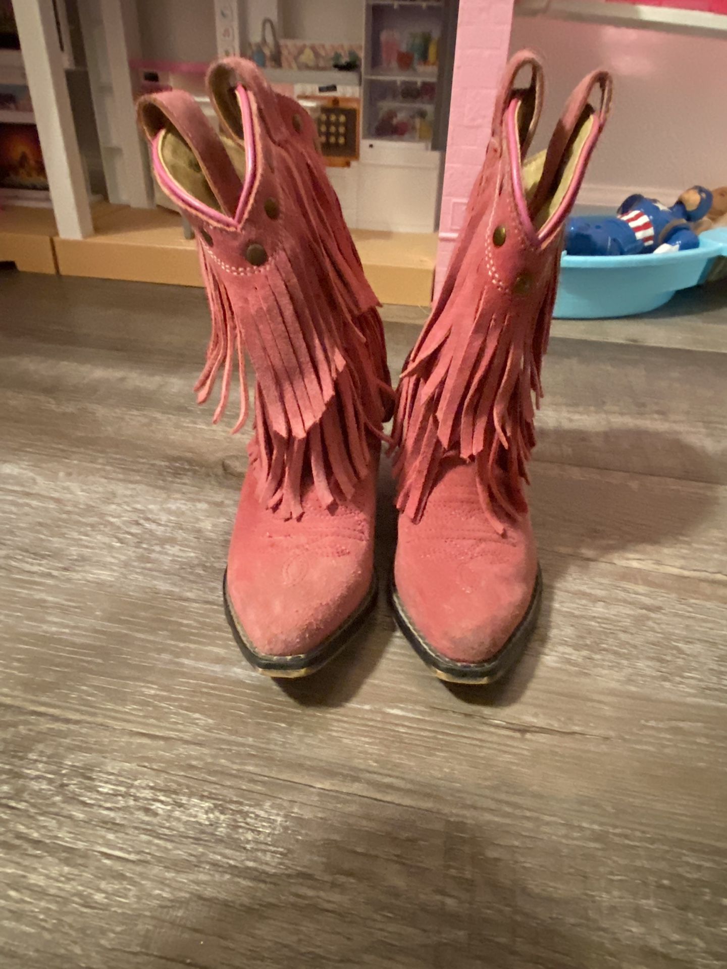 Toddler Kids Size 8.5 Cowgirl Boots 