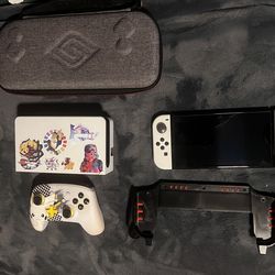 Nintendo Switch OLED with Satisfye Grip