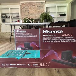 OBO Hisense AX5120G 420W soundbar/ surround sound system with subwoofer Dolby atmos