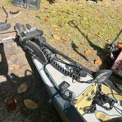 MotorGuide Xi3 with GPS trolling motor and Hobie PA bow mount 