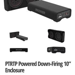 KICKER Powered Down Firing Subwoofer 10’ w/ Control Knob