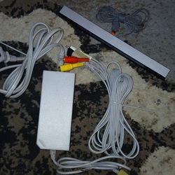 Nintendo Wii Power Cable And Sensor Bar 