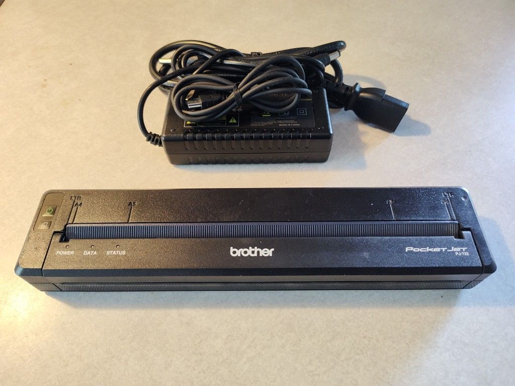 Brother PocketJet 722 Thermal mini printer (DOES NOT NEED INK)