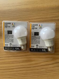 3 unopened IKEA soft white bulbs