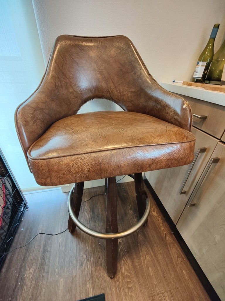 Vintage Mid century kitchen Stool