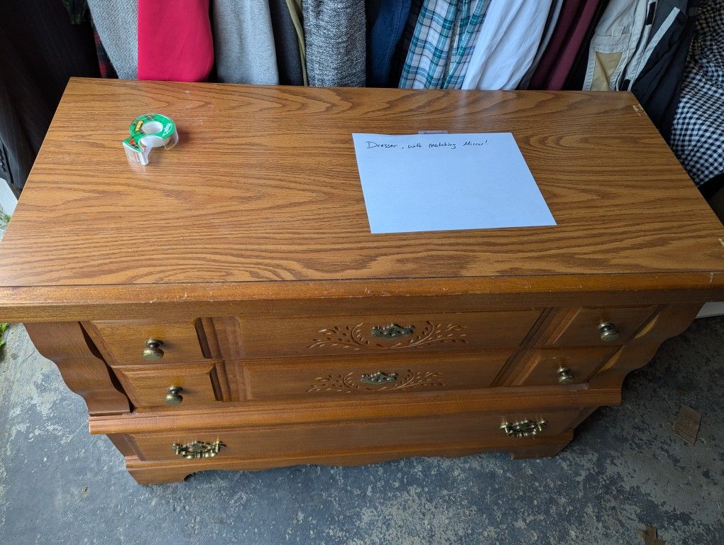 Dresser And mirror
