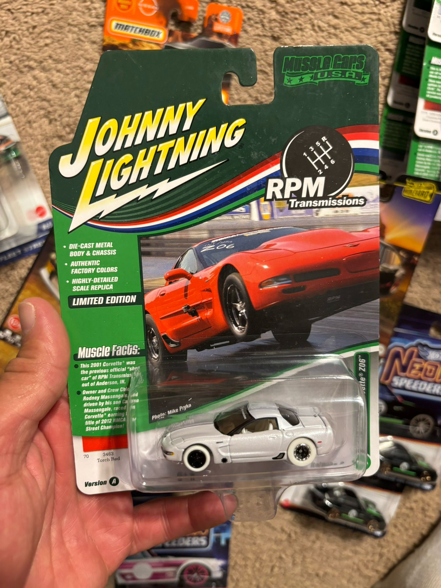 White lightning Corvette ZO6