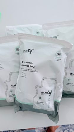 NEW Motif Medical Breast Milk Storage Bags – 100 Count – Bundle Discounts!