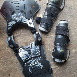 Motorcycle Chest And Shin Pads