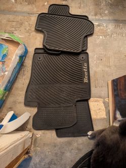 VW Beetle Rubber Floor Mats Set